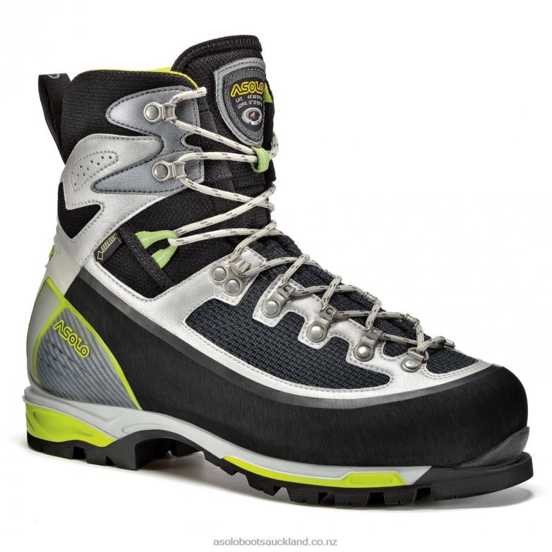 Black/Green Asolo 6B+ GV Men 464D457