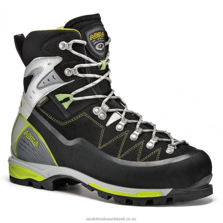 Black/Green Asolo Alta Via GV Men 464D456
