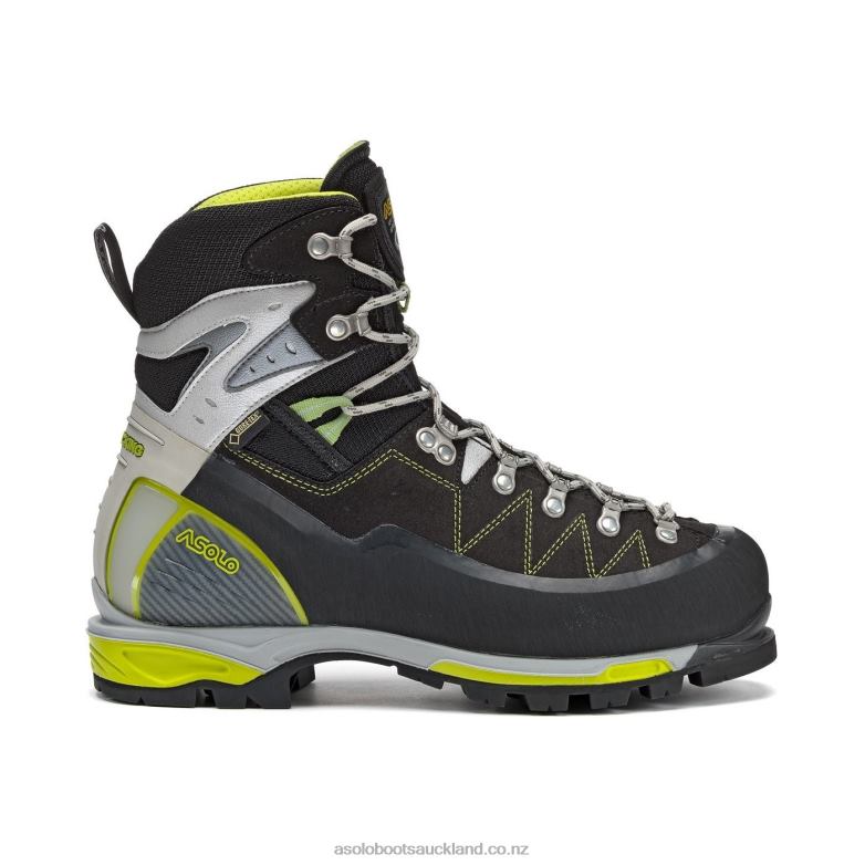 Black/Green Asolo Alta Via GV Men 464D456