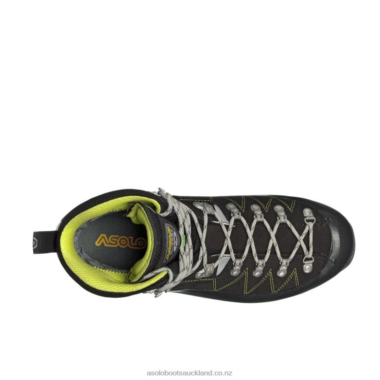 Black/Green Asolo Alta Via GV Men 464D456