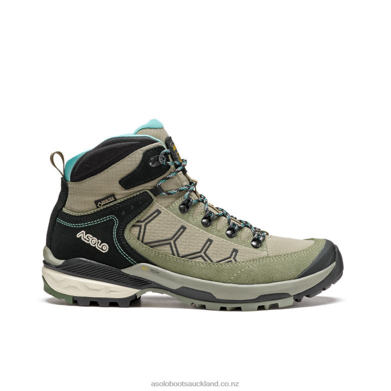 Dry Weeds/Aqua Green Asolo FALCON EVO GV Women 464D448