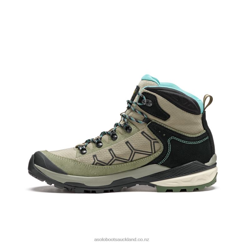 Dry Weeds/Aqua Green Asolo FALCON EVO GV Women 464D448