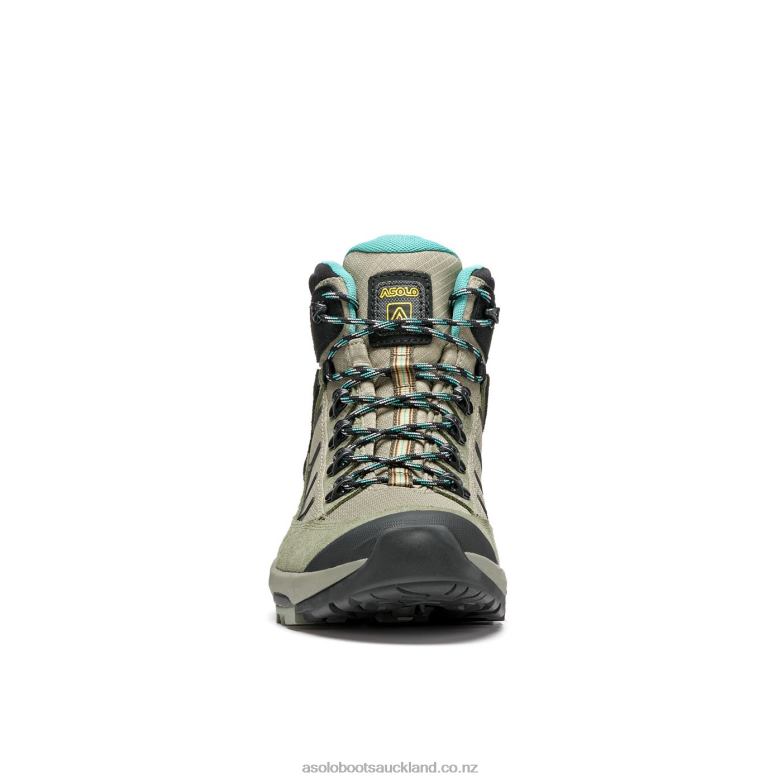 Dry Weeds/Aqua Green Asolo FALCON EVO GV Women 464D448