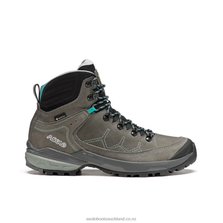 Graphite/Aqua Green Asolo FALCON EVO NBK GV Women 464D446
