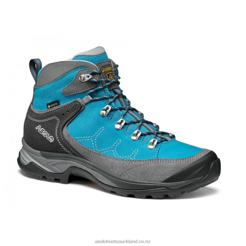 Grey/Cyan Blue Asolo FALCON LTH GV Women 464D4120