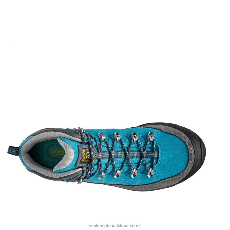 Grey/Cyan Blue Asolo FALCON LTH GV Women 464D4120