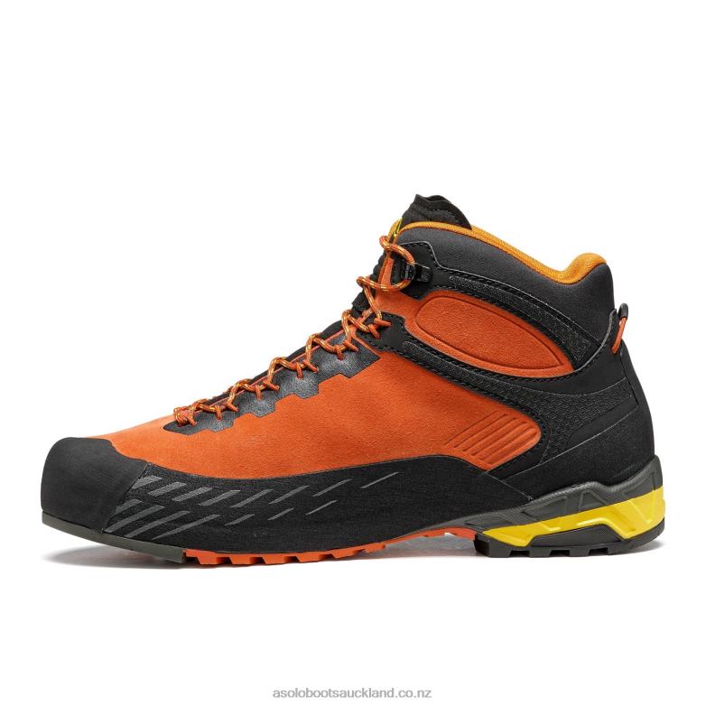 Orange/Yellow Asolo ELDO MID LTH GV Men 464D4146