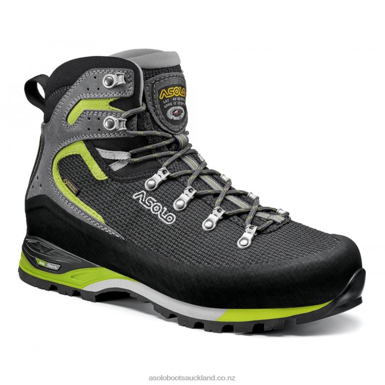 Black/Green Lime Asolo CORAX GV Men 464D4155