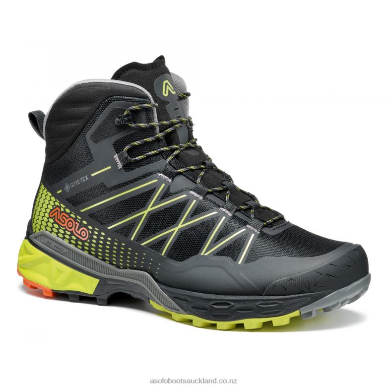 Black/Safety Yellow Asolo TAHOE MID GTX Men 464D4112