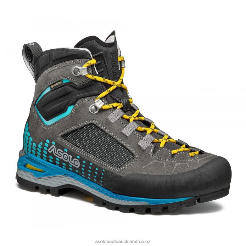 Graphite/Sea Blue Asolo FRENEY EVO MID GV Women 464D444
